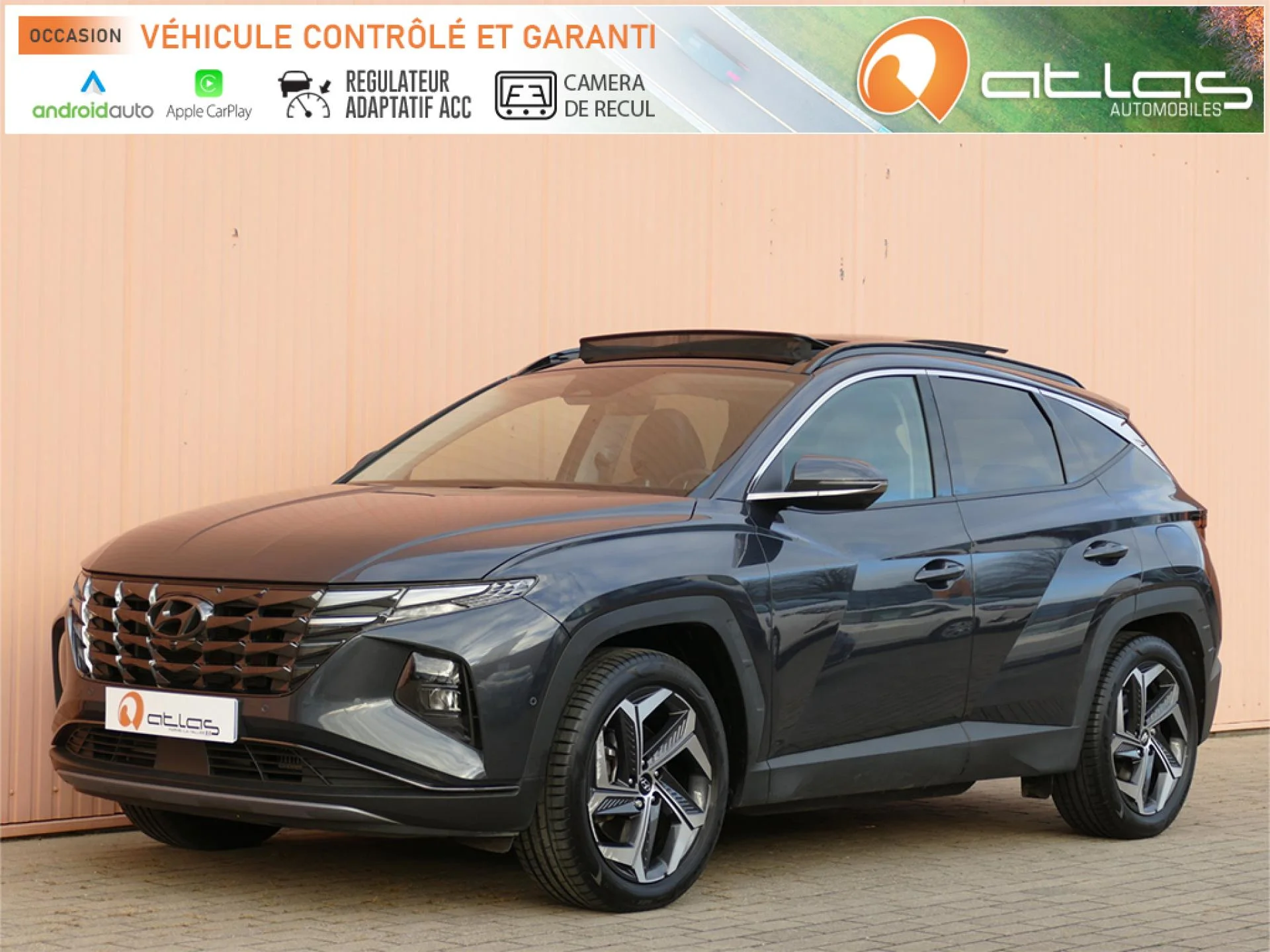 HYUNDAI TUCSON IV 1.6 T-GDI PHEV 265 HTRAC EXECUTIVE 4WD - BVA - 2022 - 32480€ - 30145km - HYBRIDE ESSENCE - Automatique - Atlas Automobiles