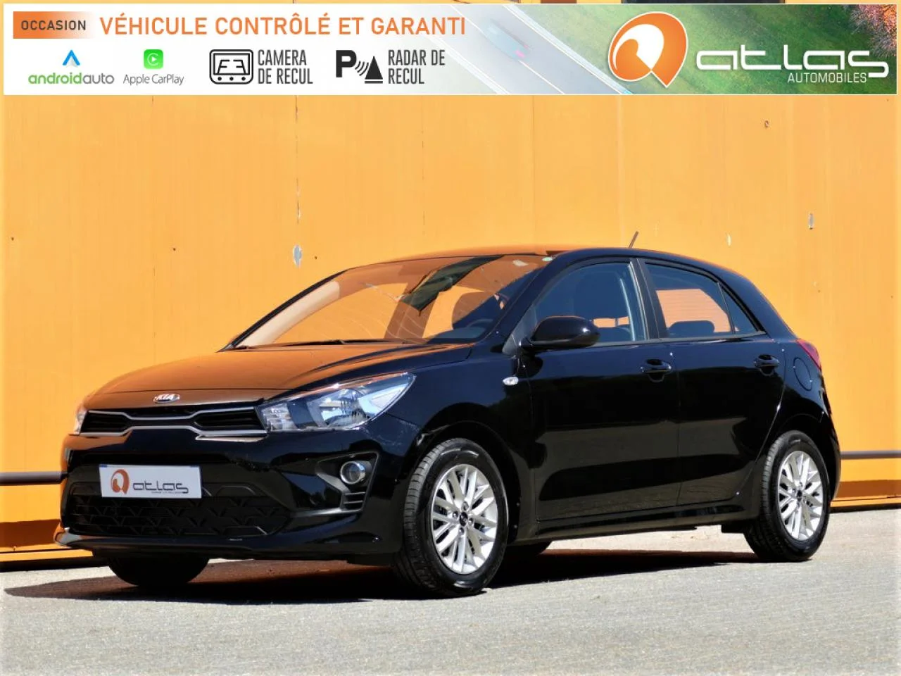 KIA RIO IV 1.2 DPI 84 ACTIVE PHASE 2 - 2021 - 12780€ - 47787km - ESSENCE - Manuelle - Atlas Automobiles