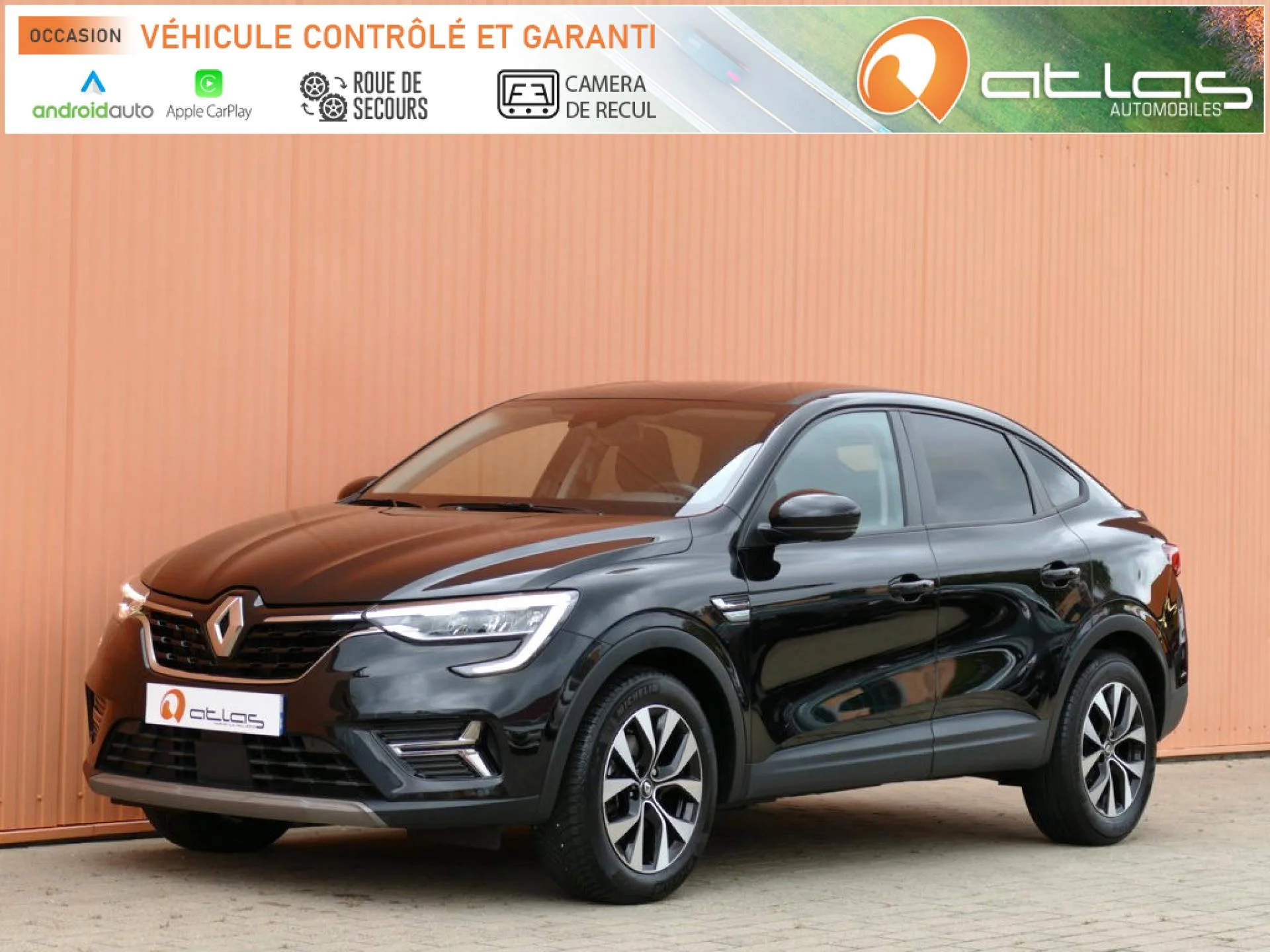 RENAULT ARKANA 1.6 E-TECH HYBRIDE 145 CH - BVA BUSINESS - 2022 - 18380€ - HYBRIDE ESSENCE - Automatique - Atlas Automobiles