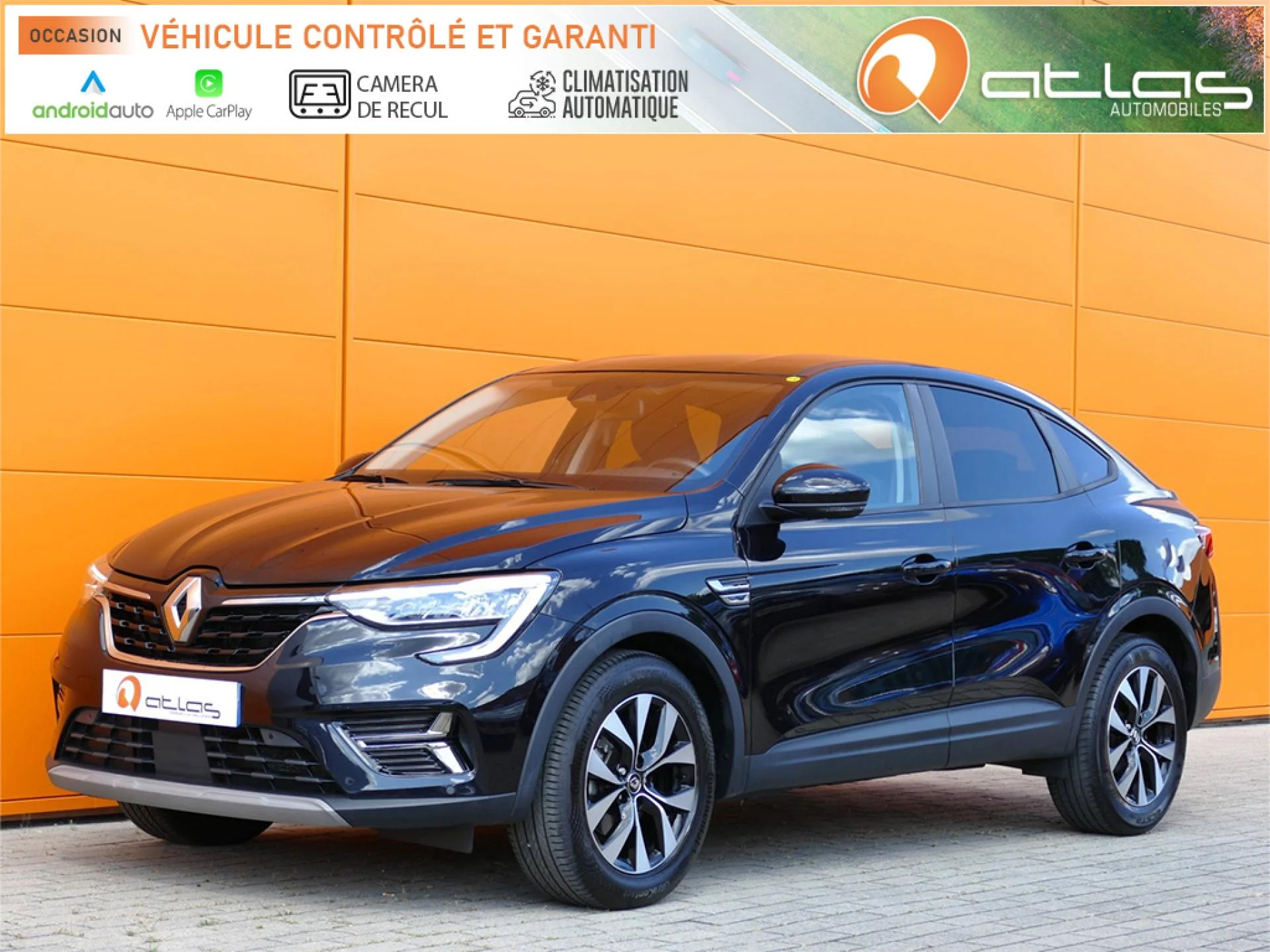 RENAULT ARKANA 1.6 E-TECH HYBRIDE 145 CH - BVA BUSINESS - 2021 - 17280€ - HYBRIDE ESSENCE - Automatique - Atlas Automobiles