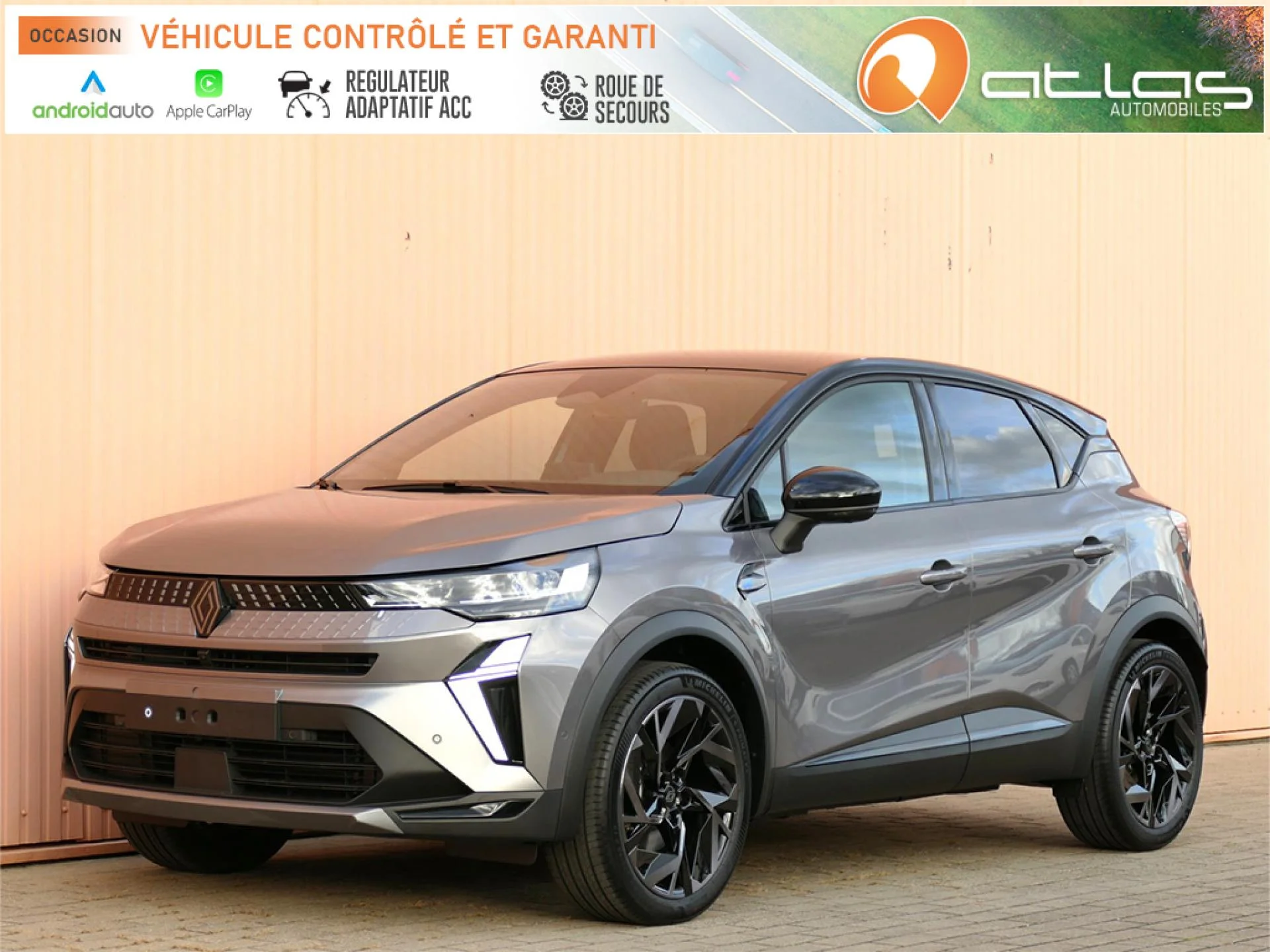 RENAULT CAPTUR II 1.6 E-TECH FULL HYBRID 145 GSR2 ESPRIT ALPINE + PACK SAFETY - 2025 - 30870€ - 10km - HYBRIDE ESSENCE - Automatique - Atlas Automobiles