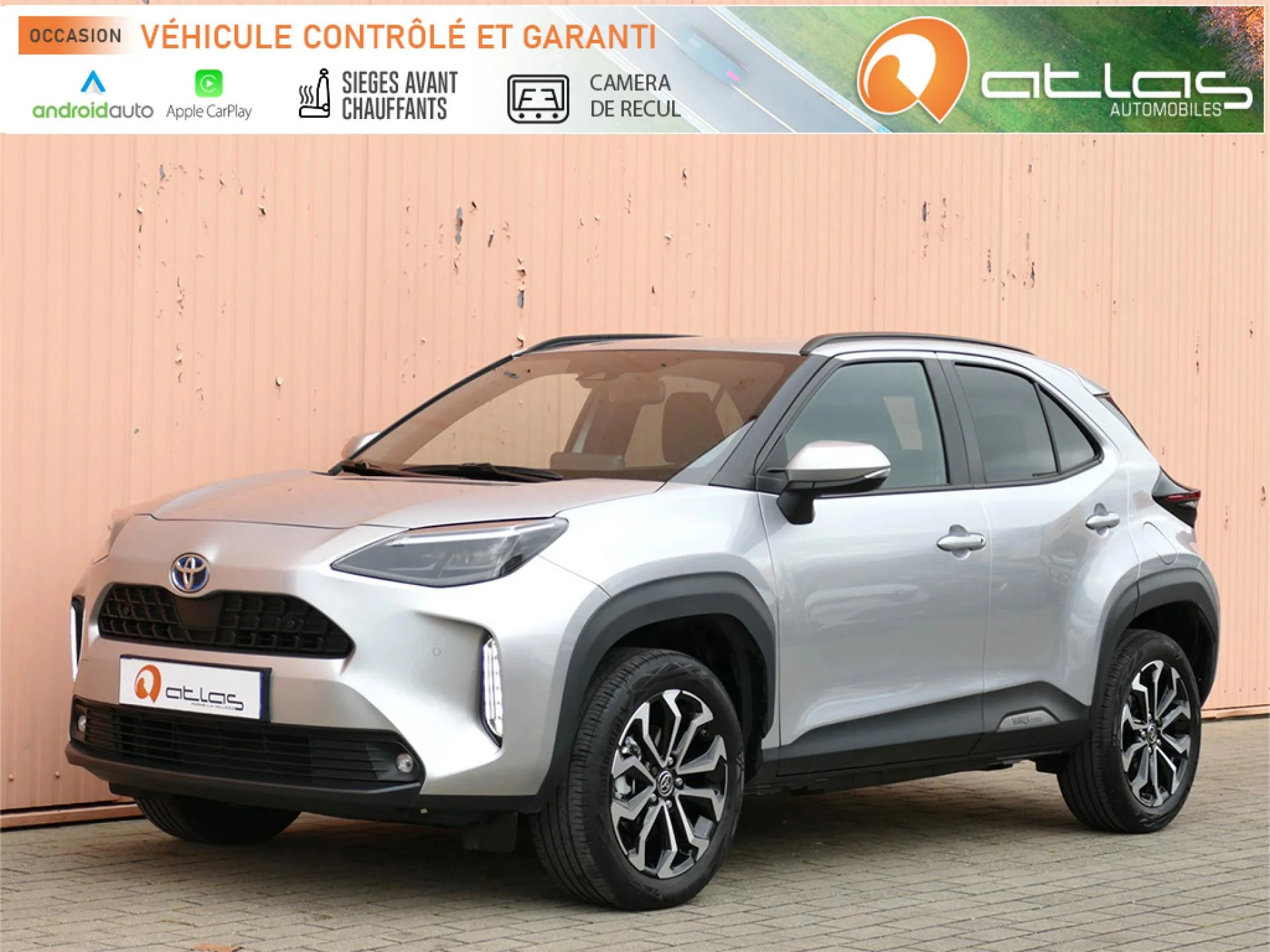 TOYOTA YARIS CROSS 1.5 HYBRID 130H 2WD DESING - BV CVT + PACK HIVER - 2025 - 28380€ - 10km - HYBRIDE ESSENCE - Automatique - Atlas Automobiles